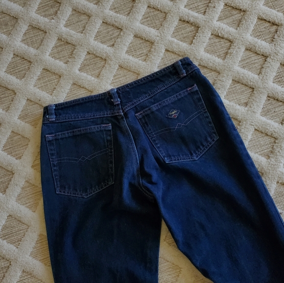 Vintage Angels Low Rise 90's Bootcut Blue Jeans Size 5 Classic Retro Boho Chic - Picture 11 of 12